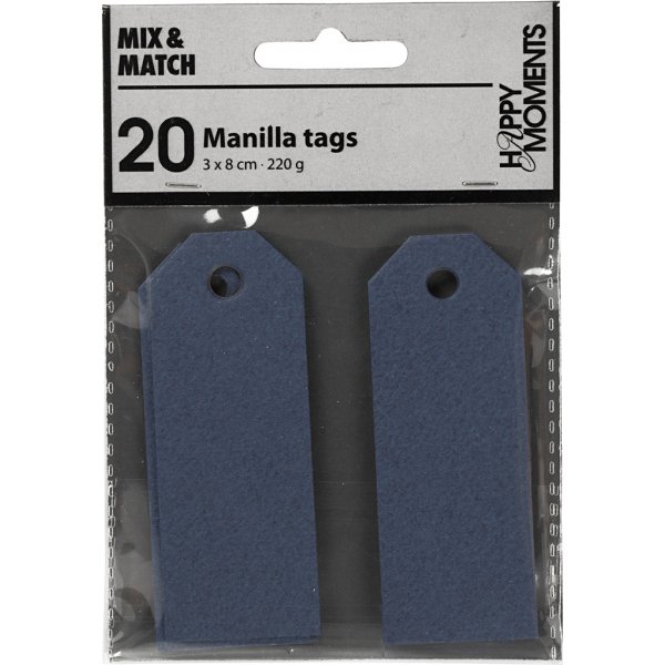 Marqueurs Manille - bleu - 20 pcs