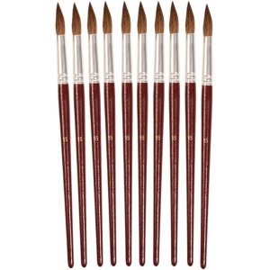 Pinceau aquarelle n°. 15 à 10 pièces Pinceau aquarelle n°. 15 à 10 pièces