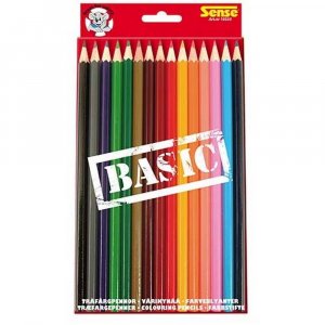 Crayons de couleur Basic Sense - 15 crayons Crayons de couleur Basic Sense - 15 crayons