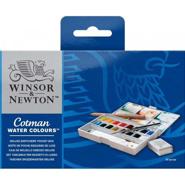Peinture aquarelle W&N Cotman - Pochette 16 Couleurs