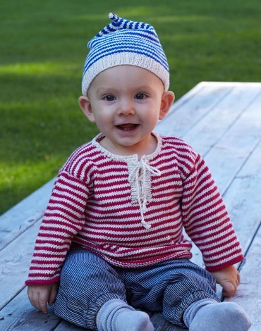 Patron tricot - Pull & bonnet (tailles : bb-enfant)