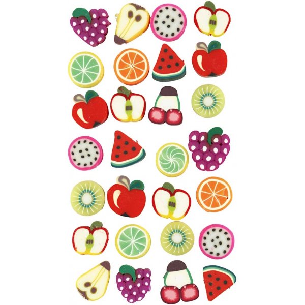 Perles figurines - Fruits - 200 pcs Perles figurines - Fruits - 200 pcs