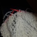 Image client Fil DROPS Alpaca Bouclé Uni Color - 50g - Naturel (0100)