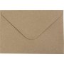 Enveloppe recycle - naturel - 11,5 x 16 cm - 50 pcs