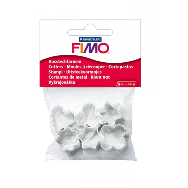 Moules en argile Mtal 2cm - paquet de 6
