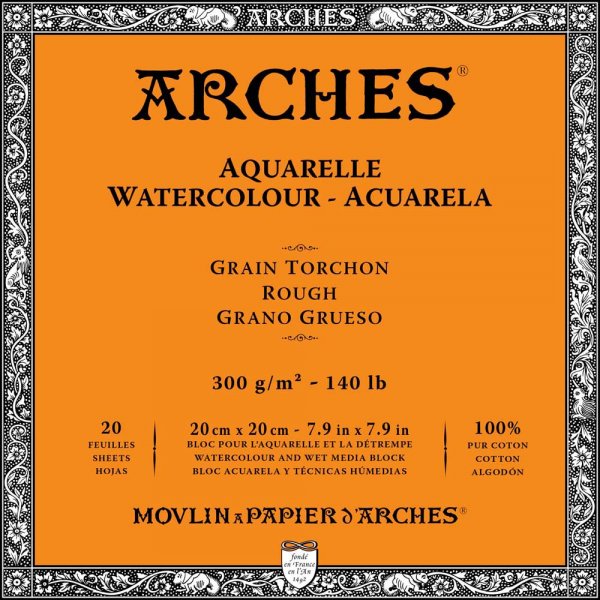 Bloc aquarelle Rough Grove Arches 300g