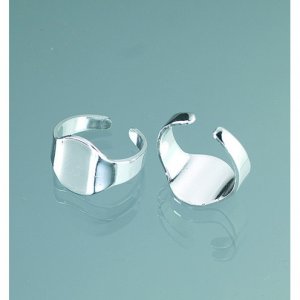 Bague brillante - plaquée argent 1 pc. Bague brillante - plaquée argent 1 pc.