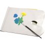 Palette jetable - blanche - 31 x 23 cm - 40 feuilles