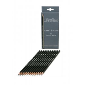 Set de crayons Cretacolor Artist Studio Line - 12 crayons Set de crayons Cretacolor Artist Studio Line - 12 crayons