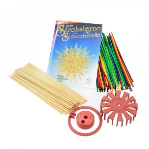 Kit de bricolage étoile en paille - 4 pièces n°2 Kit de bricolage étoile en paille - 4 pièces n°2