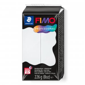 Pâte à modeler FIMO professionnelle blanche, durcissant au four, 226 g Pâte à modeler FIMO professionnelle blanche, durcissant au four, 226 g