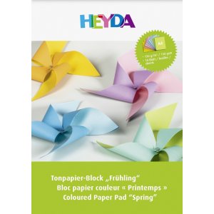 Bloc de papier coloré A4 130 g - 10 pages Bloc de papier coloré A4 130 g - 10 pages