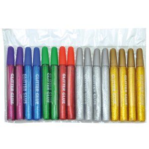 Colle pailletée 16 pcs Colle pailletée 16 pcs