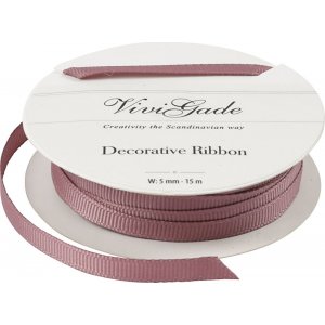Ruban gros grain - rose - 15 m Ruban gros grain - rose - 15 m