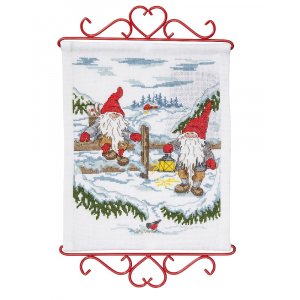 Kit de broderie Vepa - Elfes près de la clôture Kit de broderie Vepa - Elfes près de la clôture