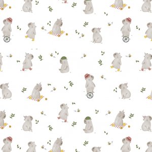 Toile cirée à motif capybara Toile cirée à motif capybara