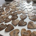 Image client Coeurs en bois 100 pcs