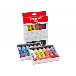 Set de peinture acrylique Amsterdam 20 ml - 12 tubes Set de peinture acrylique Amsterdam 20 ml - 12 tubes