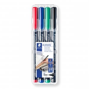 OH Pen Lumocolor Permanent 1 mm - 4 stylos OH Pen Lumocolor Permanent 1 mm - 4 stylos