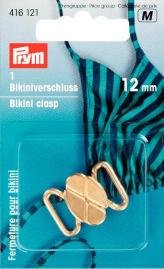 Boucle de bikini rencontrée. 12 mm couleur or Boucle de bikini rencontrée. 12 mm couleur or