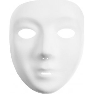 Masques complets - blanc - 12 pcs Masques complets - blanc - 12 pcs