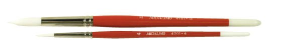 Brosse en nylon Metalimo srie 4701 - ronde (plusieurs choix de tailles)