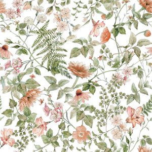 Tissu ciré textile Jasmin pêche 101 Tissu ciré textile Jasmin pêche 101
