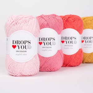 DROPS Loves You 9, fil de coton recyclé - 50 g DROPS Loves You 9, fil de coton recyclé - 50 g
