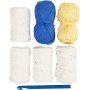 Kit DIY Crochet, Chapeau de Pcheur Brut