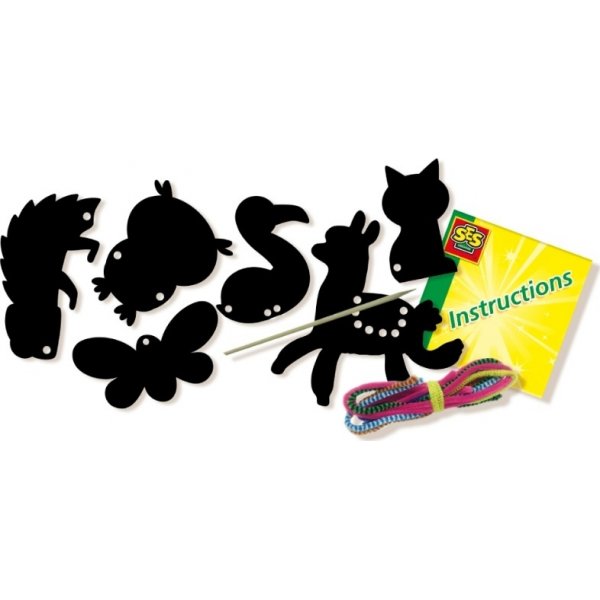 Papier à gratter - animaux Papier à gratter - animaux