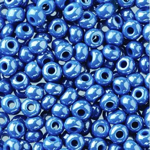 Rocailles opale - bleu jean Rocailles opale - bleu jean