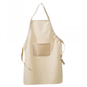 Tablier en coton avec poche 60x90 cm - naturel Tablier en coton avec poche 60x90 cm - naturel