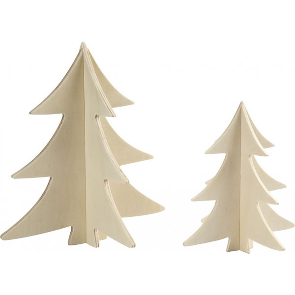 Sapins de Noël 3D - 2 pcs Sapins de Noël 3D - 2 pcs