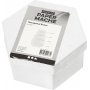 Botes hexagonales - blanches - 4 pcs