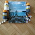 Image client Peinture acrylique W&N Galeria 500ml - 331 Noir ivoire
