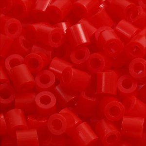 Perles tube - rouge clair (32225) - moyen - 1100 pcs Perles tube - rouge clair (32225) - moyen - 1100 pcs