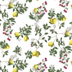 Toile cirée à motif de citrons Toile cirée à motif de citrons