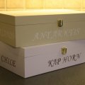 Image client Coffret en bois 35,5 x 22 x 10,5 cm - pin non traité