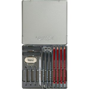 Set de stylos Crayons Cretacolor Boîte métallique - 15 pièces Set de stylos Crayons Cretacolor Boîte métallique - 15 pièces