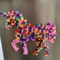 Image client Assiette perl�e - Licorne