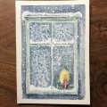 Image client Bloc de carte postale aquarelle