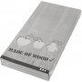 Porte-cls avec plaque en bois - 128 pcs