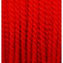 Cordon viscose 4 mm - 25 mtres - rouge