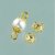 Attaches perles ø 6 mm - plaquées or 30 pcs. Attaches perles ø 6 mm - plaquées or 30 pcs.