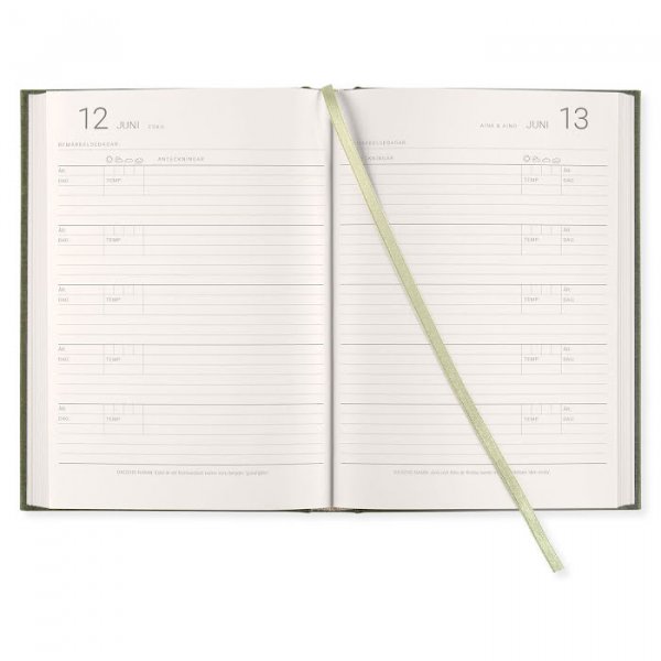 Agenda 5 ans textile A5