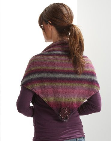 Patron tricot - Chle tricot avec toiles au crochet