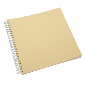 Album pour scrapbooking 30 x 30 cm - marron 25 pages avec fil spiralé Album pour scrapbooking 30 x 30 cm - marron 25 pages avec fil spiralé