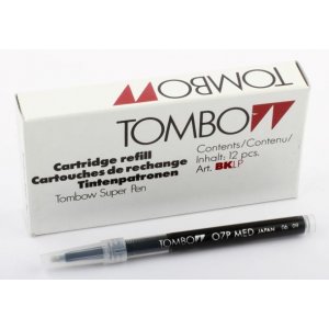 Cartouche Tombow Rollerball 1,0 mm noire Cartouche Tombow Rollerball 1,0 mm noire