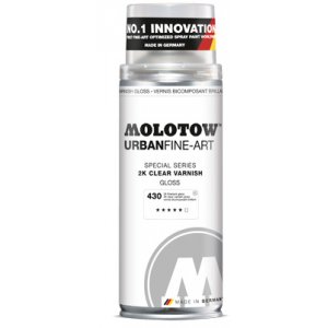 Vernis en spray UrbanFineArt 400ml - 2K Transparent Brillant Vernis en spray UrbanFineArt 400ml - 2K Transparent Brillant