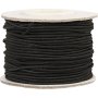 Cordon lastique 1 mm - noir - 25 m